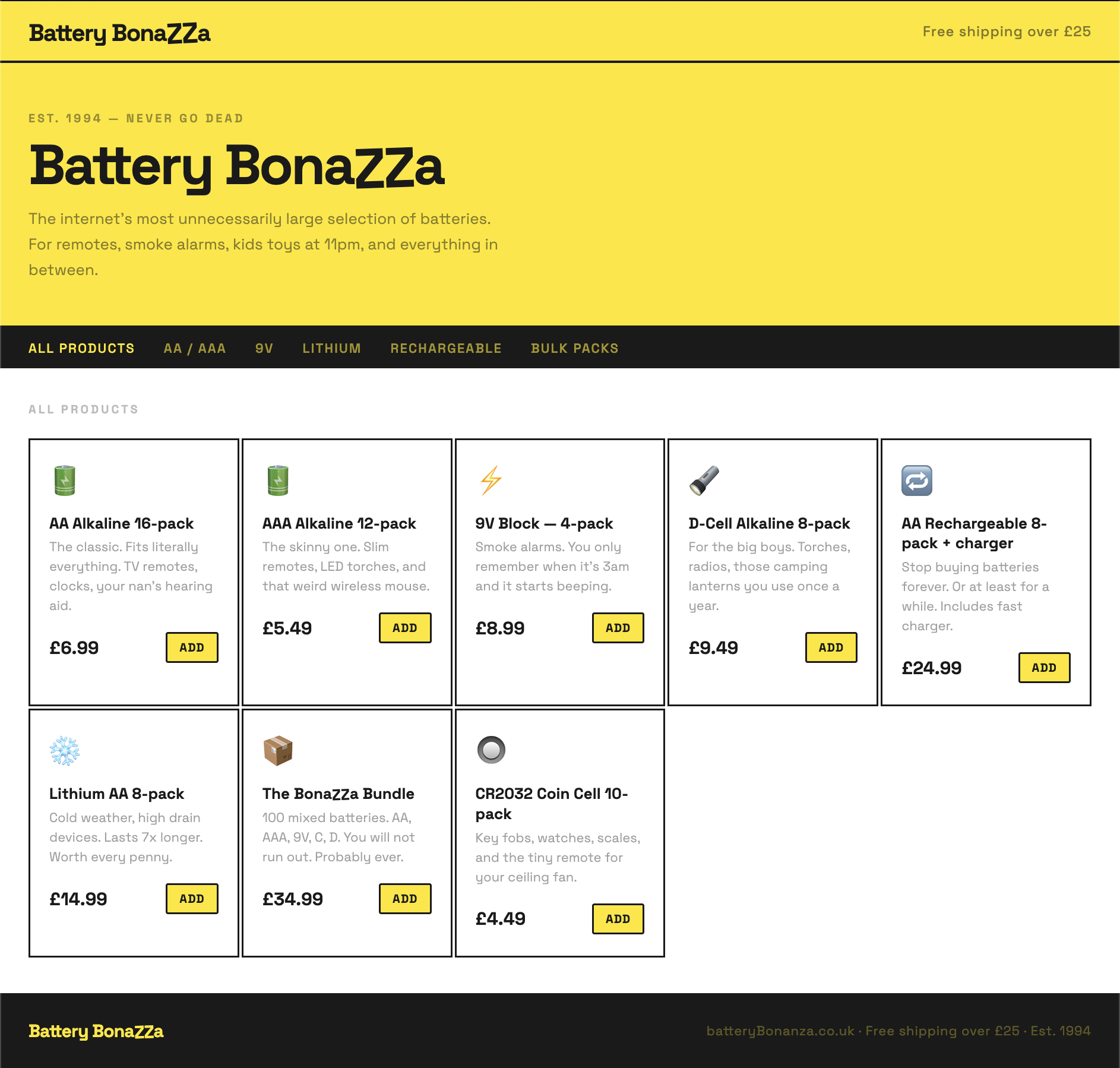 AgentCommerce fake shopify storefront